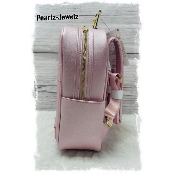 Loungefly Sailor Moon Spiral Heart Moon Rod Pink Mini Backpack BoxLunch NWT